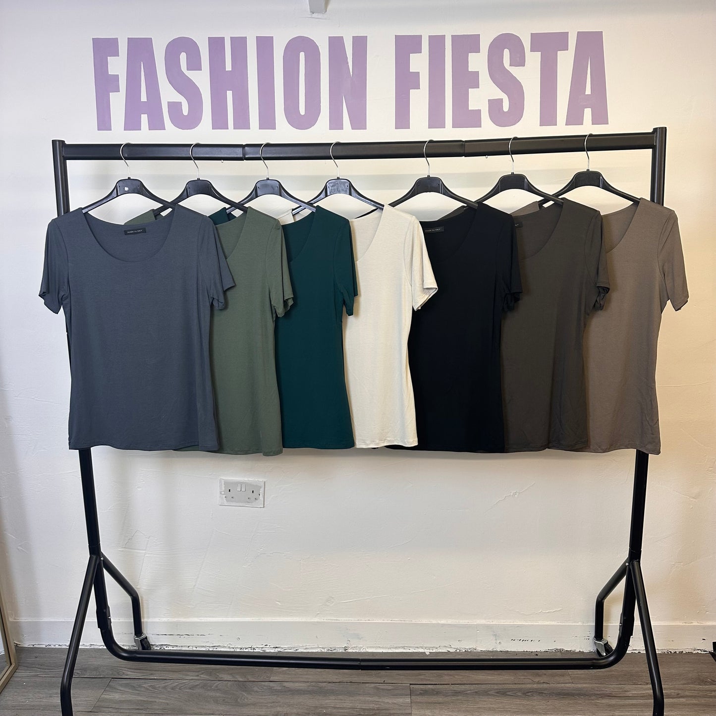 1840 - Basic Short Sleeve Double Layer TSHIRT