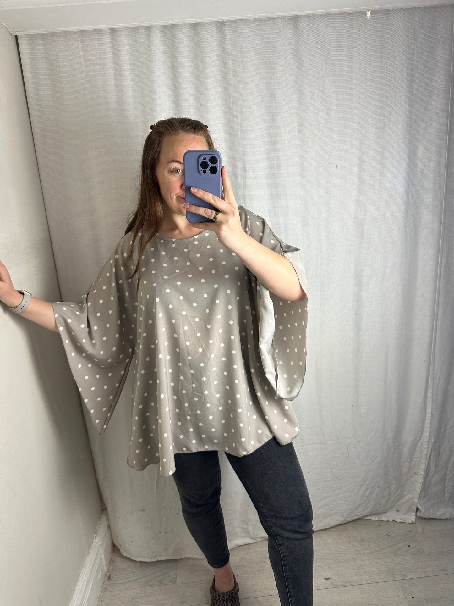 PLUS Polka Dot Size Swing Top