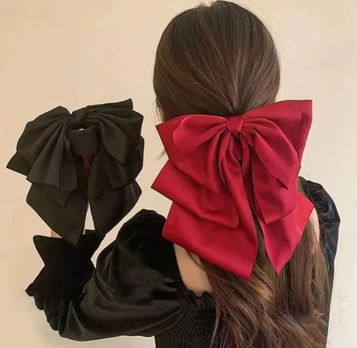 A083 - XL Double Layer Hair Bow