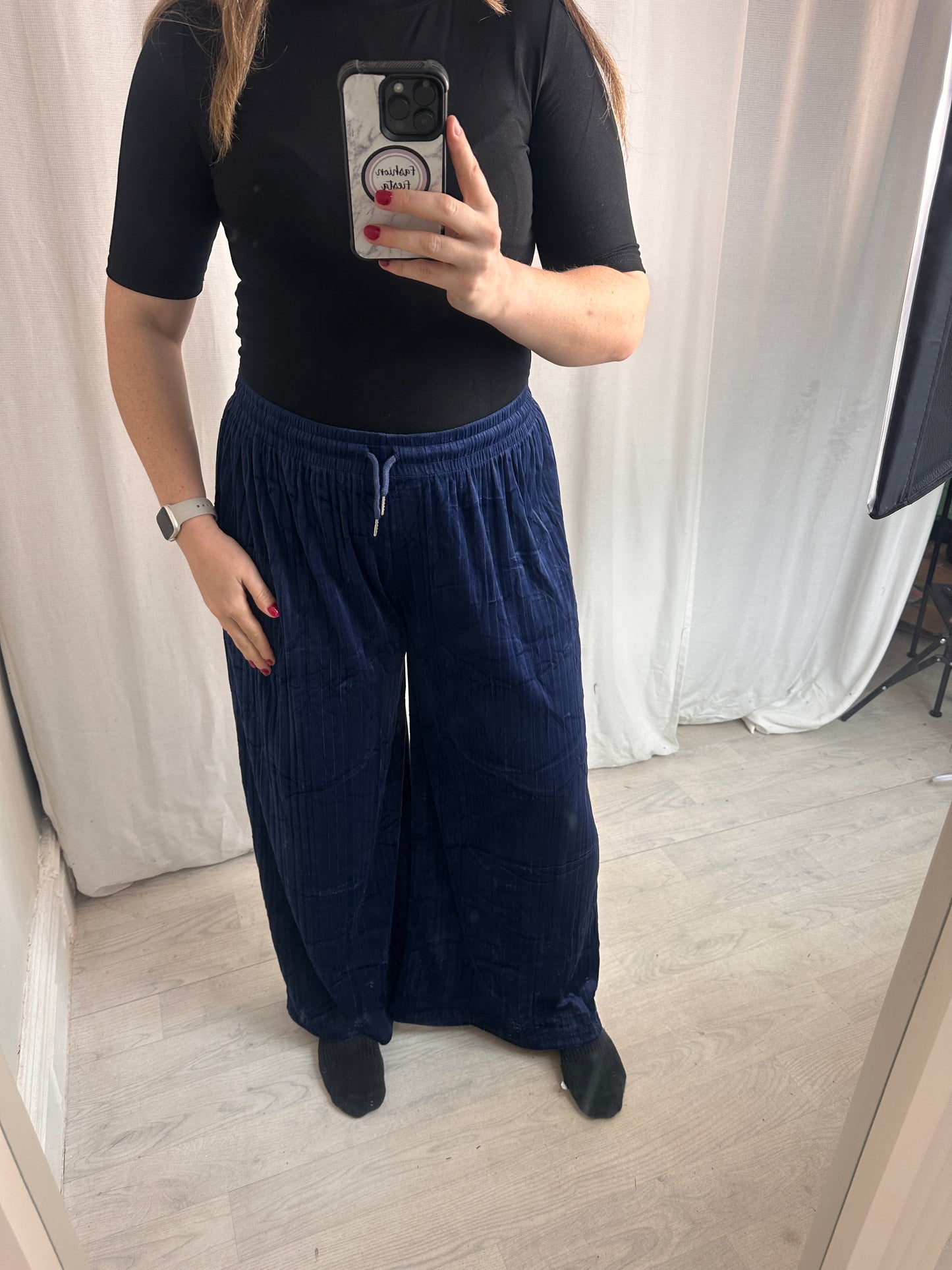1989 - Velvet Wide Leg Trousers