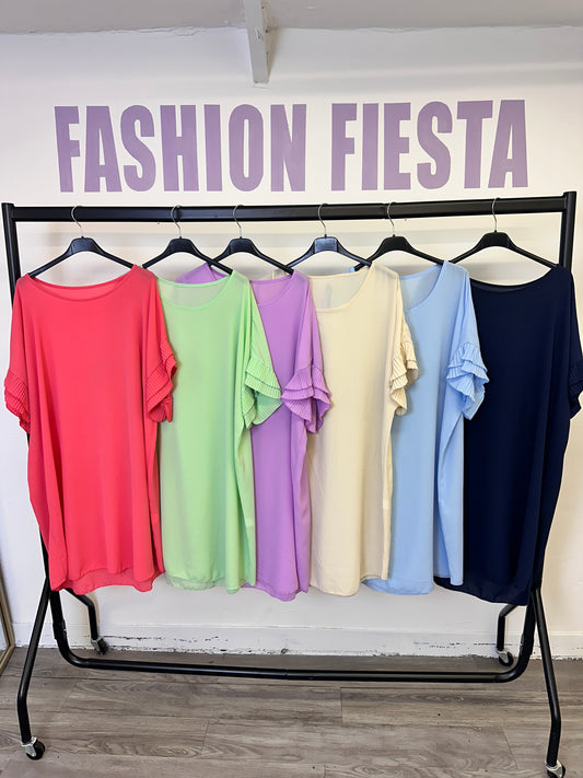 1976 - Double Frill Sleeve Dress / Top