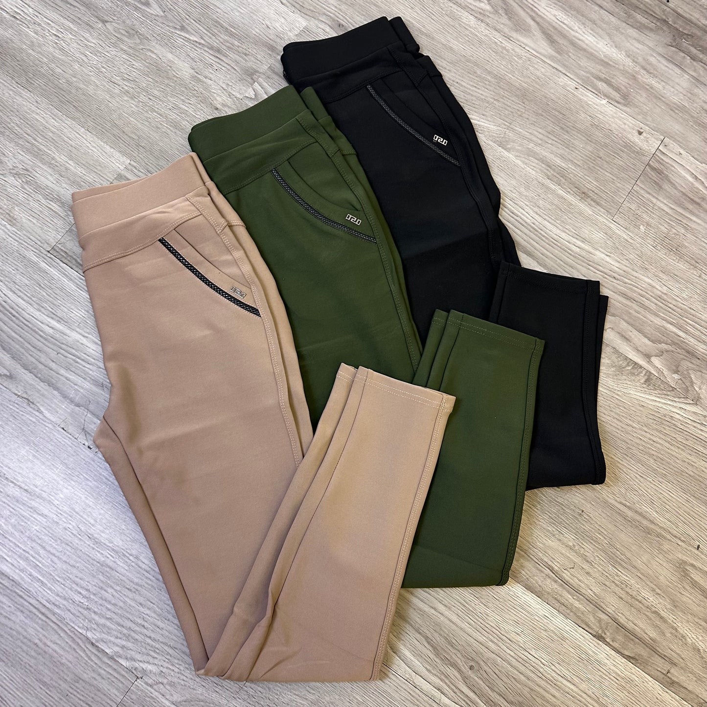 1120 - THICK HIGH WAIST NON SEE THROUGH POCKET LEGGINGS (3 COLOURS)