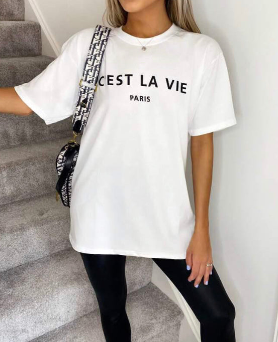 1435 - C’EST LA VIE T-SHIRT