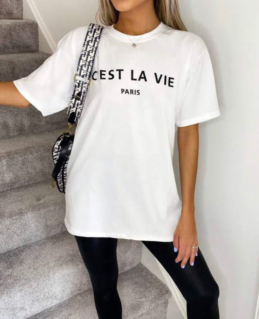 1435 - C’EST LA VIE T-SHIRT