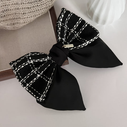 A081 - Stitch Detail Hair Bow