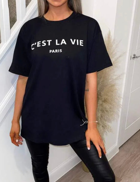 1435 - C’EST LA VIE T-SHIRT