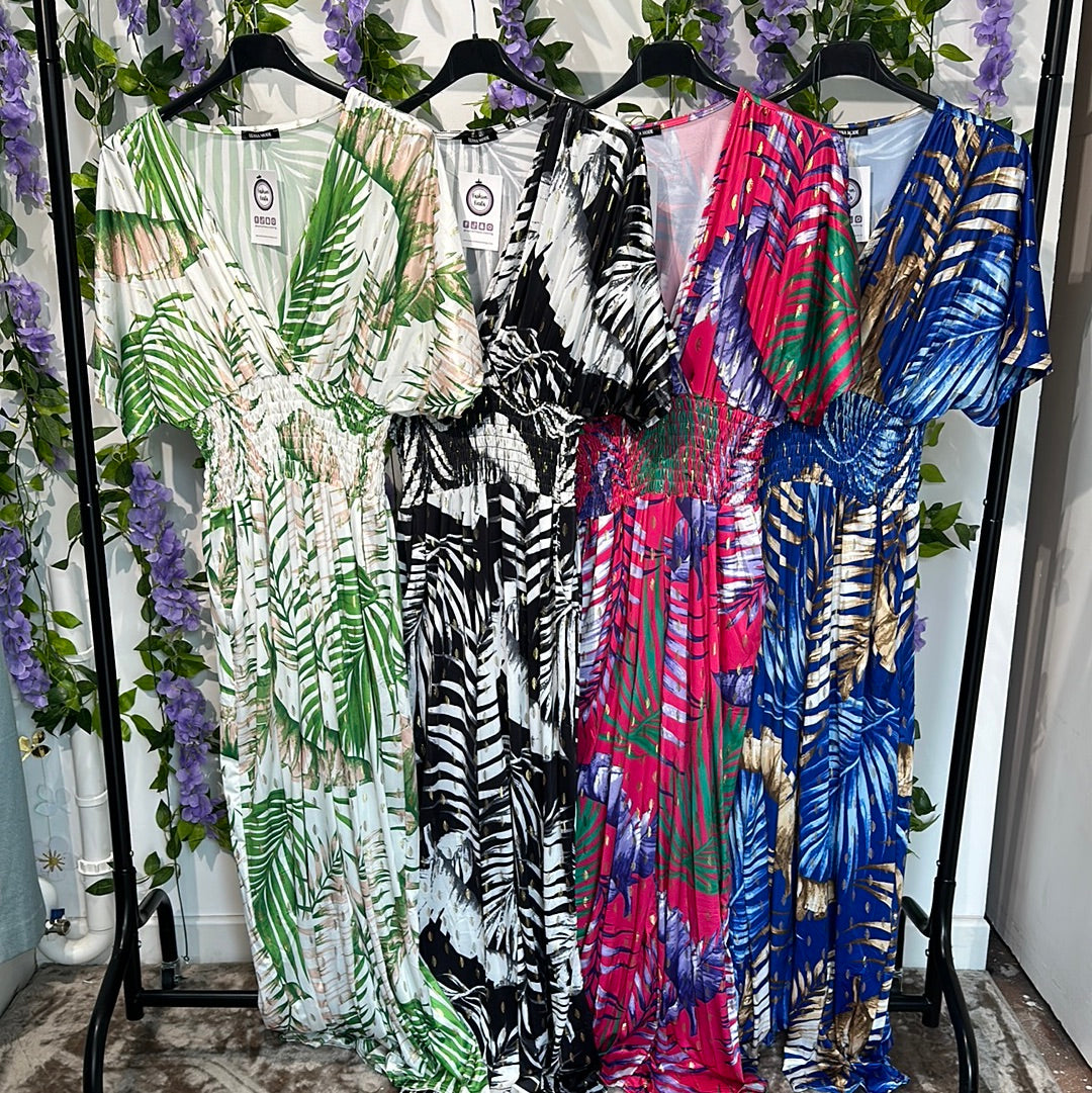 1633 - Magic Pattern Jumpsuit (4 Colours)