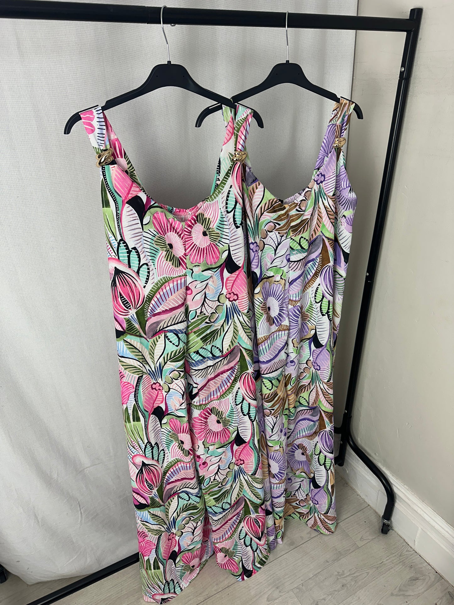 Tropical Bloom Wide Leg Jumpsuit