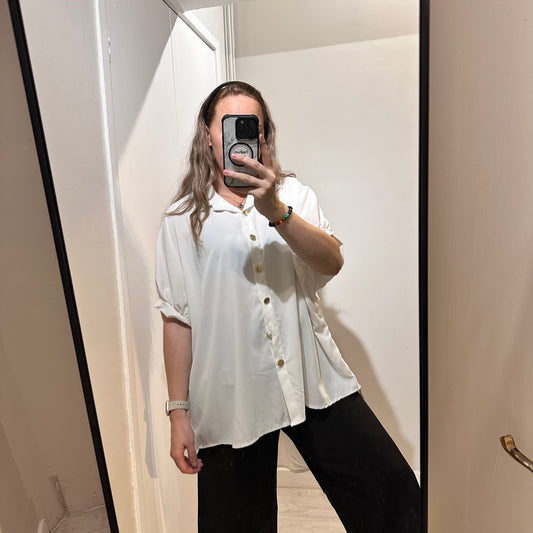 1357 - WHITE BLOUSE