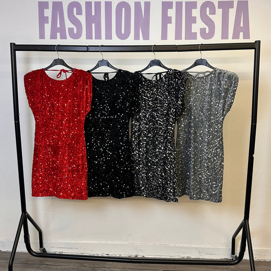 1875 - Sequin Mini Dress