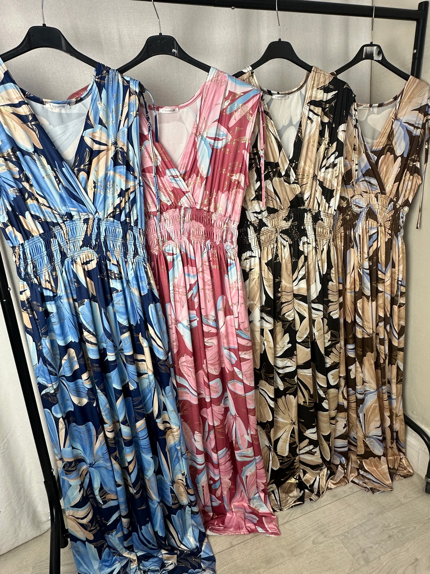 Magic Sunset Tropical Maxi Dress