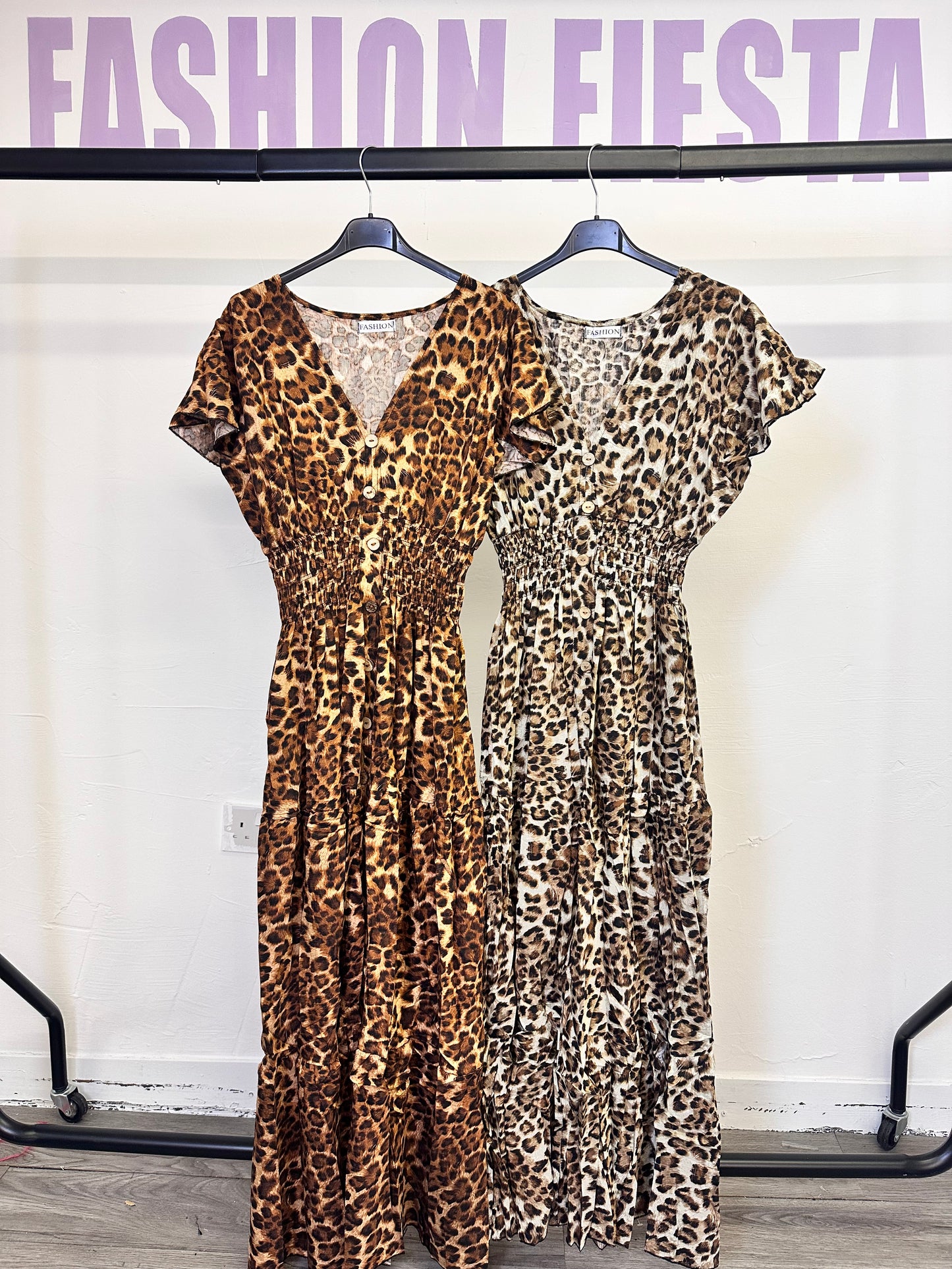 1946 - Leopard Print Maxi Magic Dress