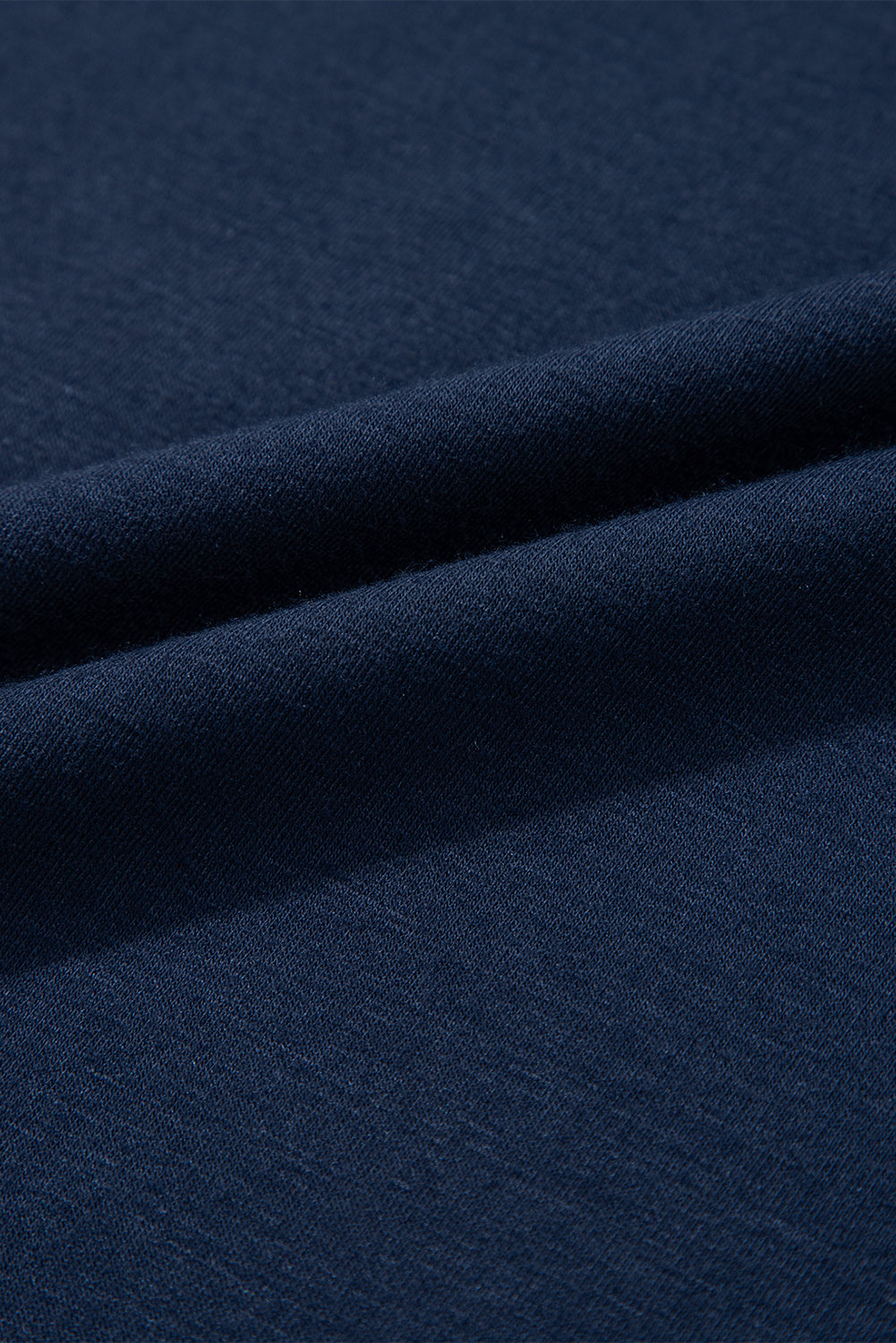 Navy Blue Contrast Lace Raglan Sleeve Pleated Detail Shift Dress