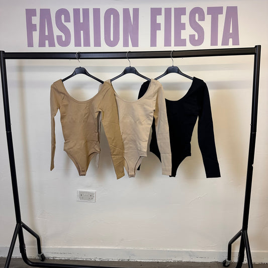 1855 - Long Sleeve Body Control Bodysuit