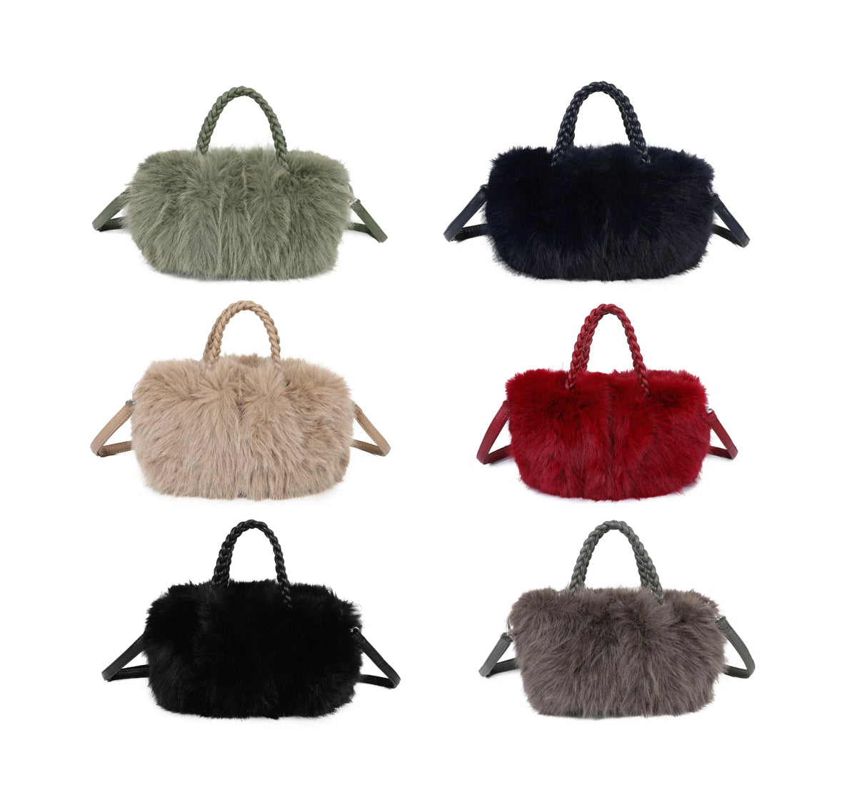 A069 - Faux Fur Bag