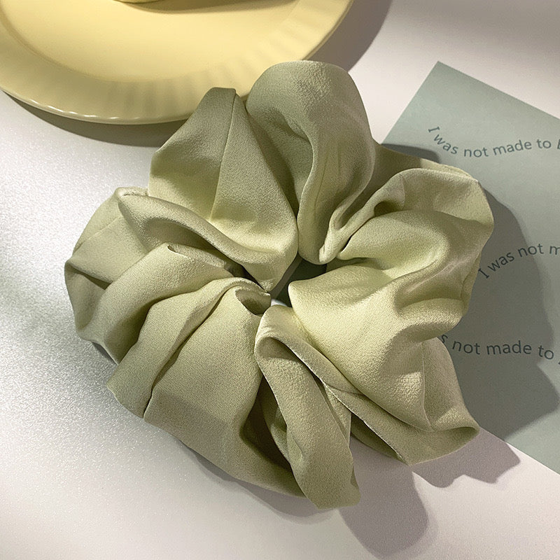 A111 - Simple Satin Cloth Scrunchie