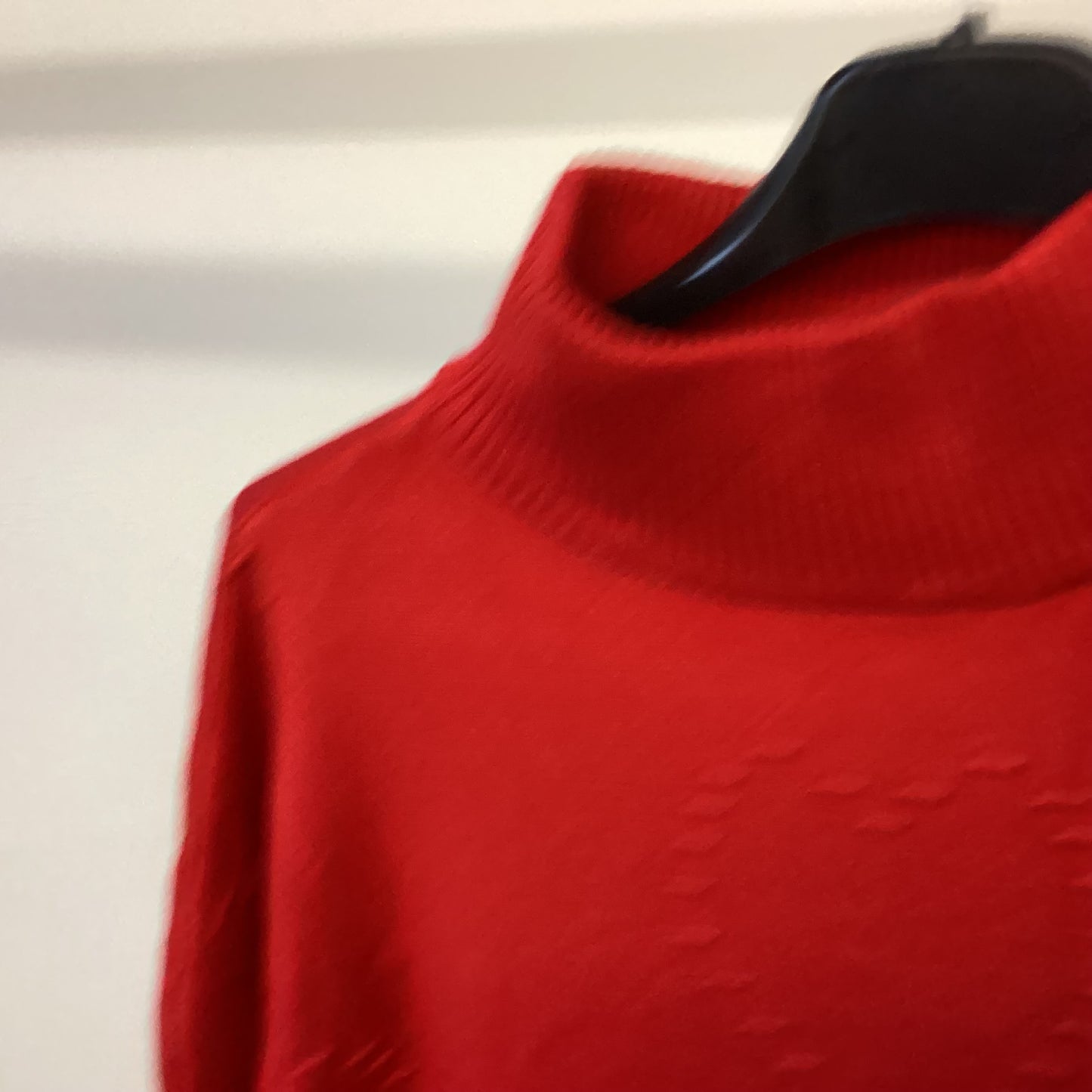 1878 - Heart Stitch Pattern High Neck Jumper
