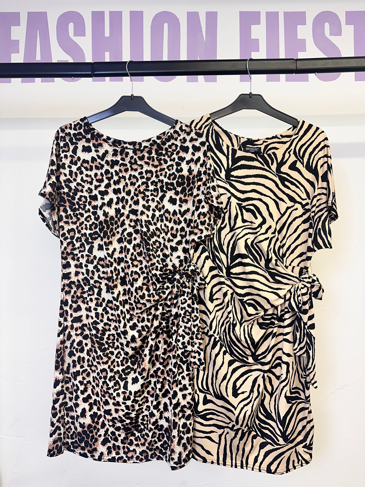 1965 - Animal Print Tie Dress