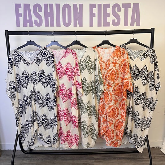 1745 - Printed Knot Dress