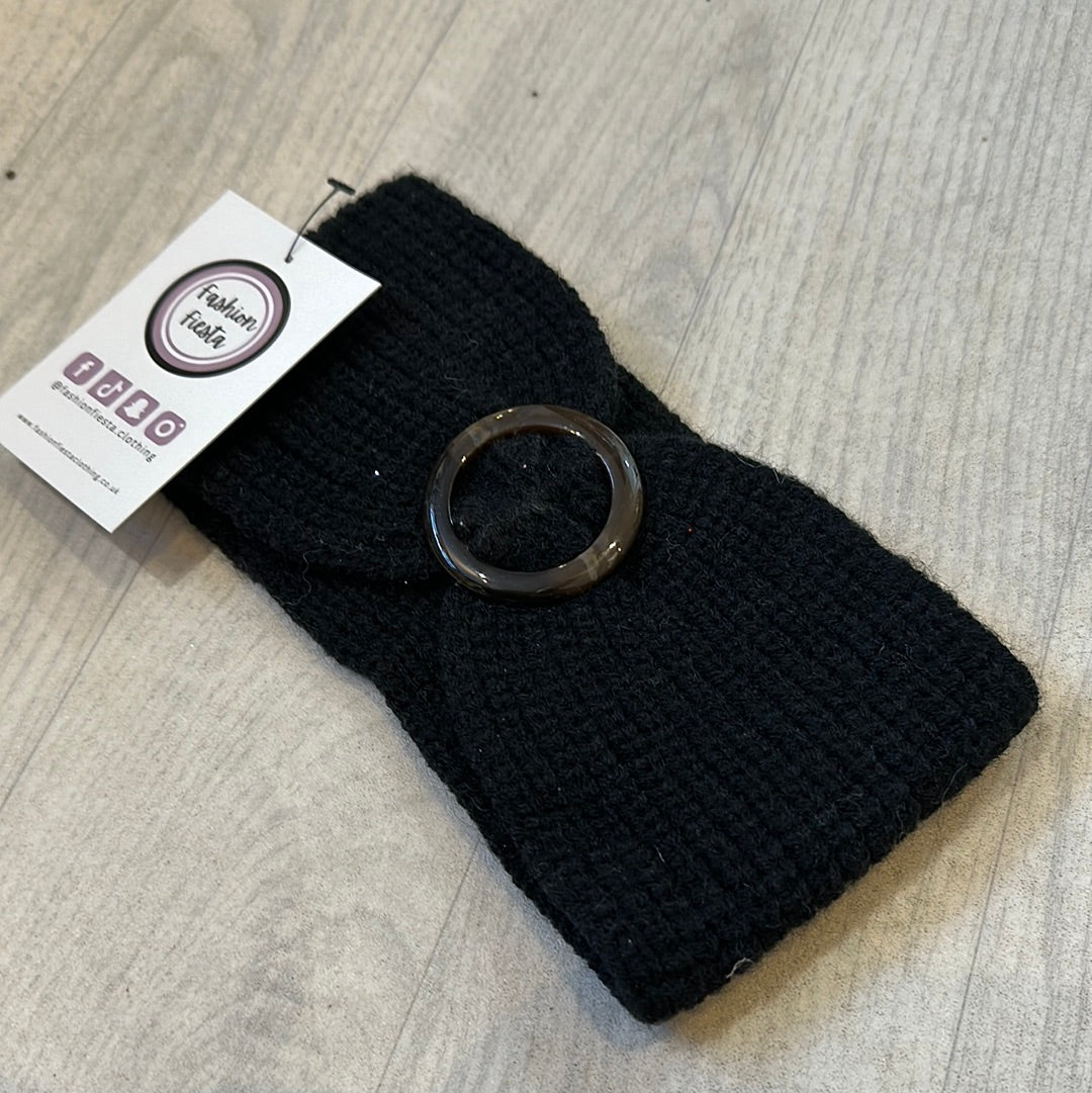 A008 - CIRCLE THICK KNIT HEADBAND
