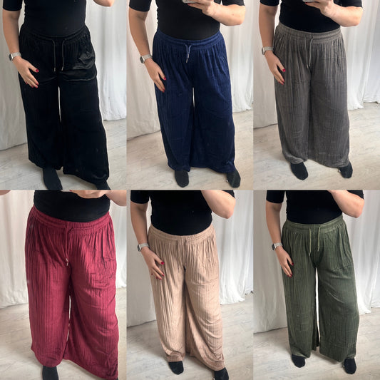 1989 - Velvet Wide Leg Trousers