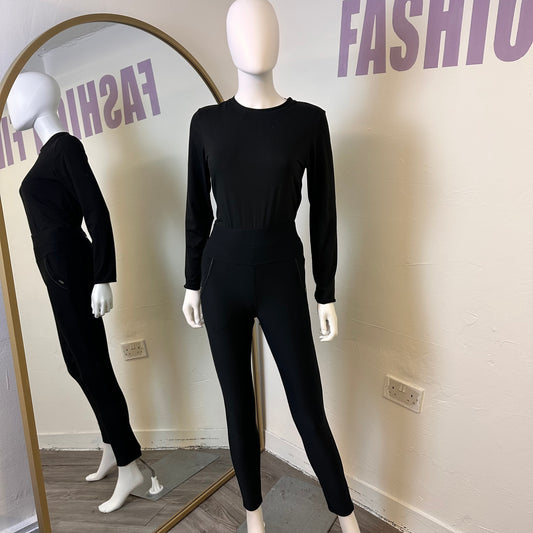 1120 - THICK HIGH WAIST NON SEE THROUGH POCKET LEGGINGS (3 COLOURS)