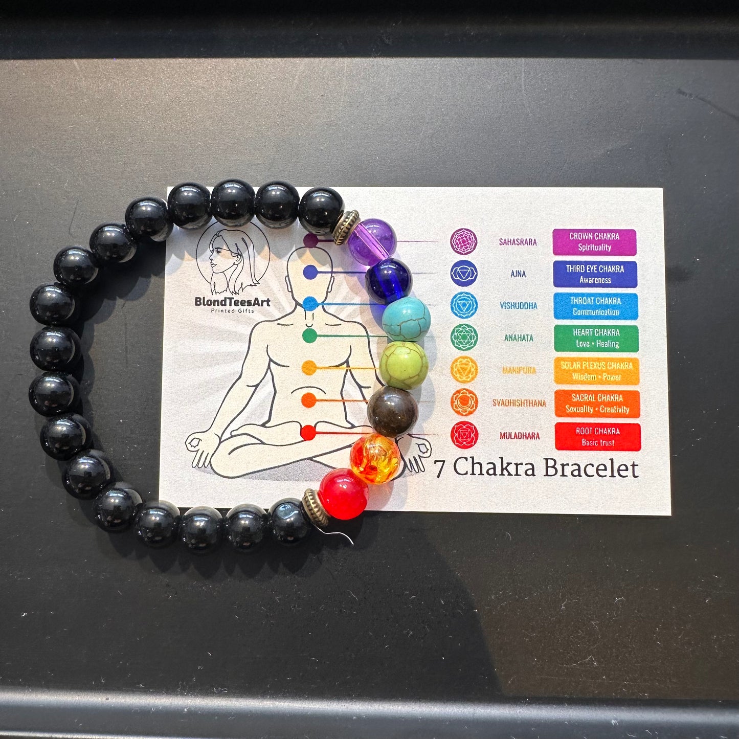 BTA - Smooth 7 Chakra Bracelet