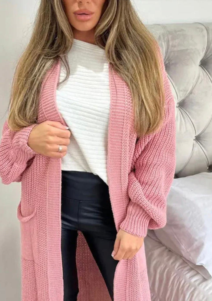 1035 - Balloon Sleeve Cardigan (12 COLOURS)