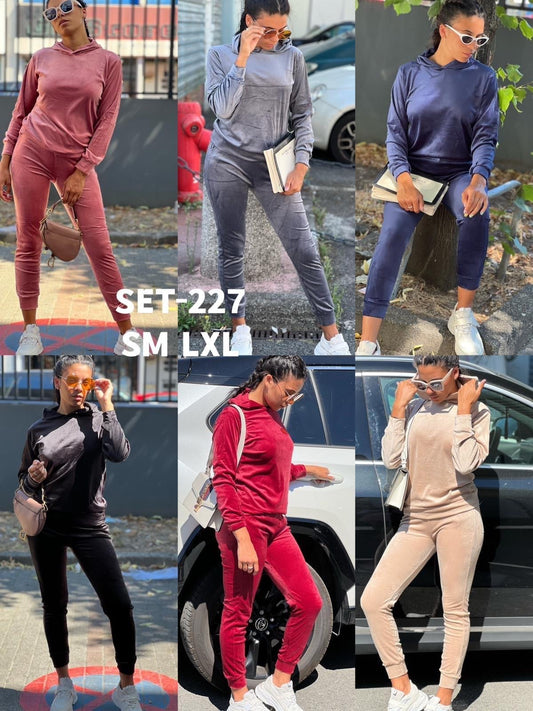 1405 - VELOUR LOUNGESET