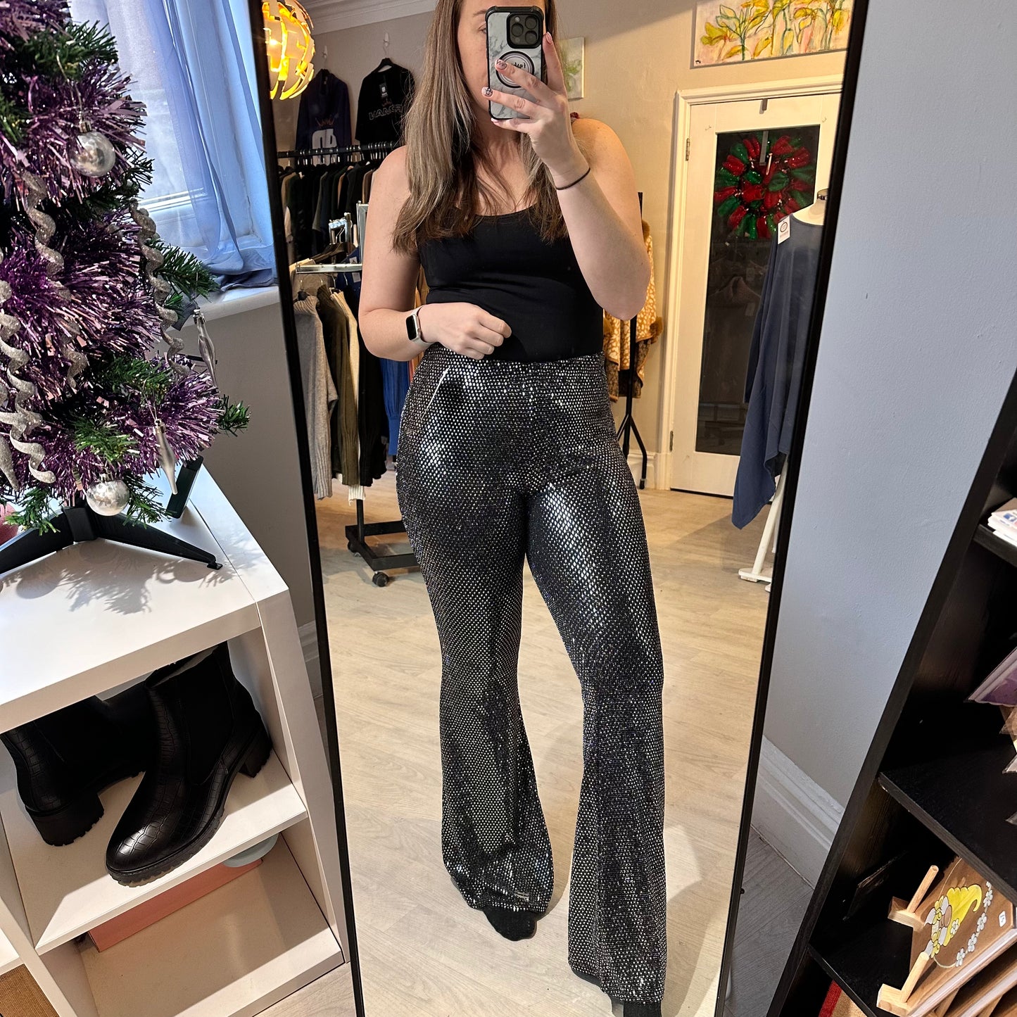 1496 - GLITTER PANTS