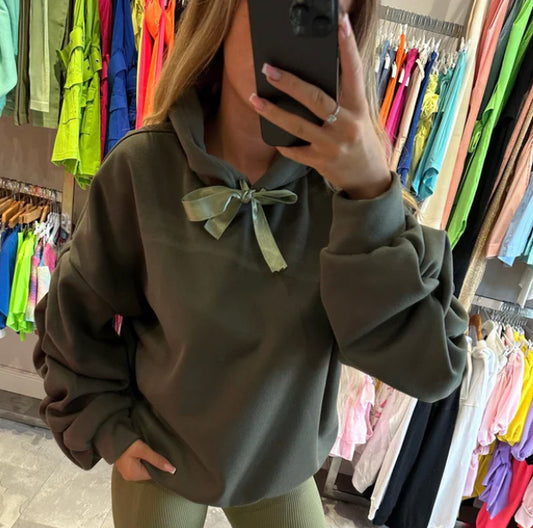 1426 - OVERSIZED RUCHED HOODIE