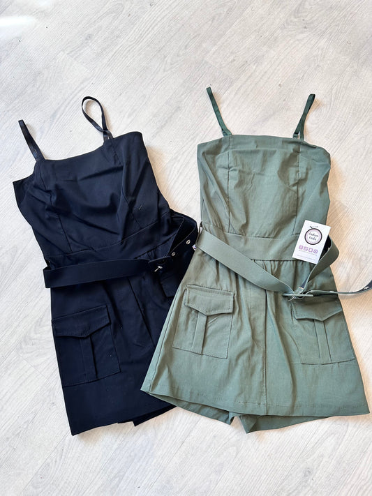 1349 - CARGO MINI PLAYSUIT