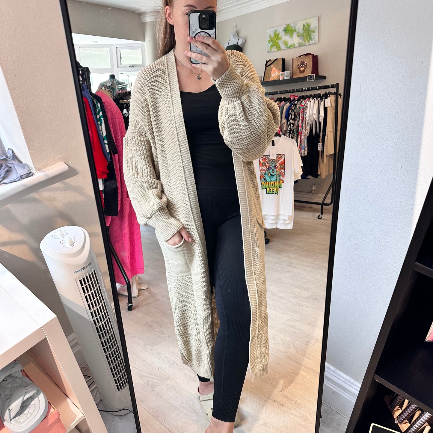 1035 - Balloon Sleeve Cardigan (12 COLOURS)