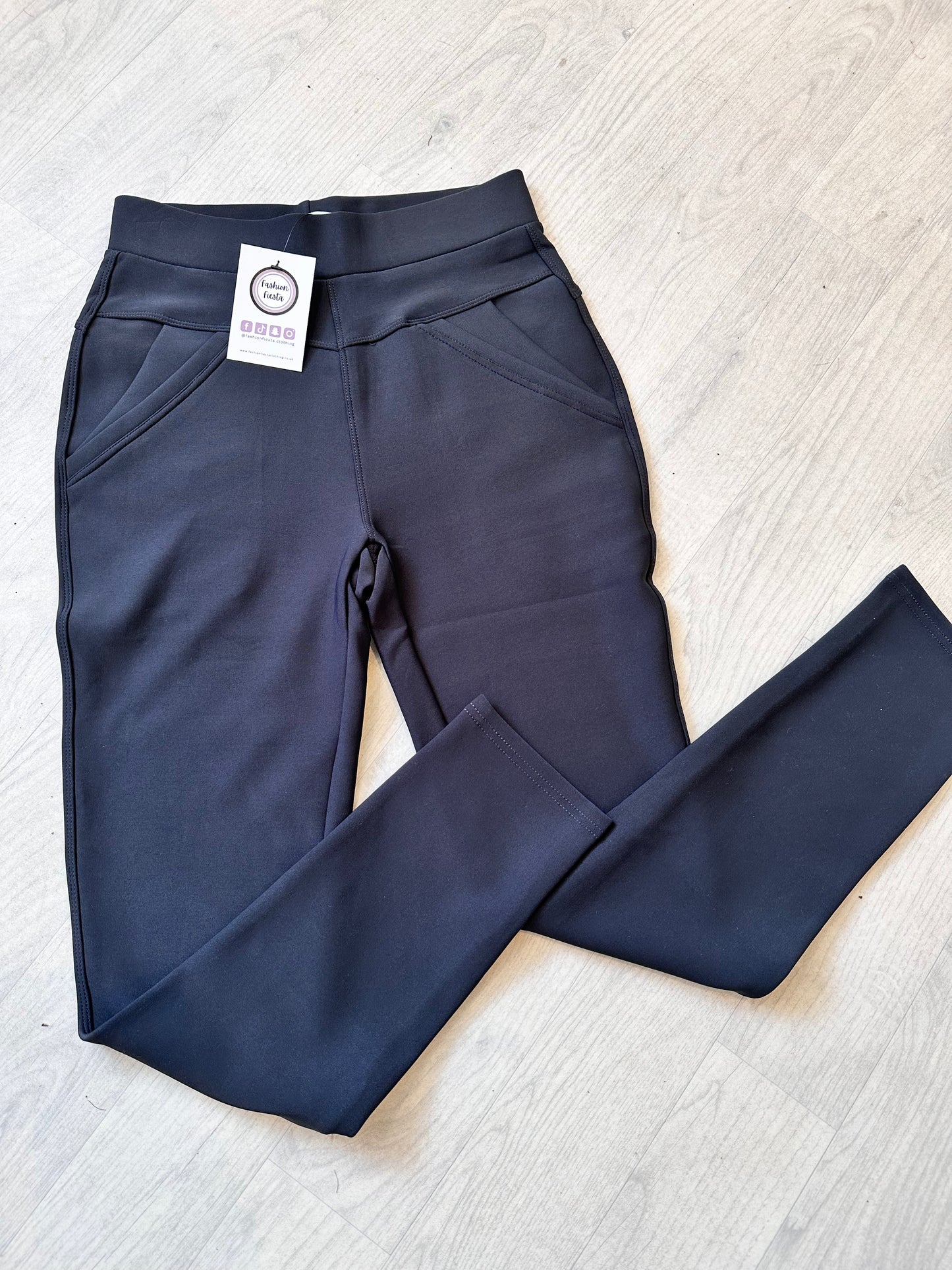 1120 - THICK HIGH WAIST NON SEE THROUGH POCKET LEGGINGS (3 COLOURS)