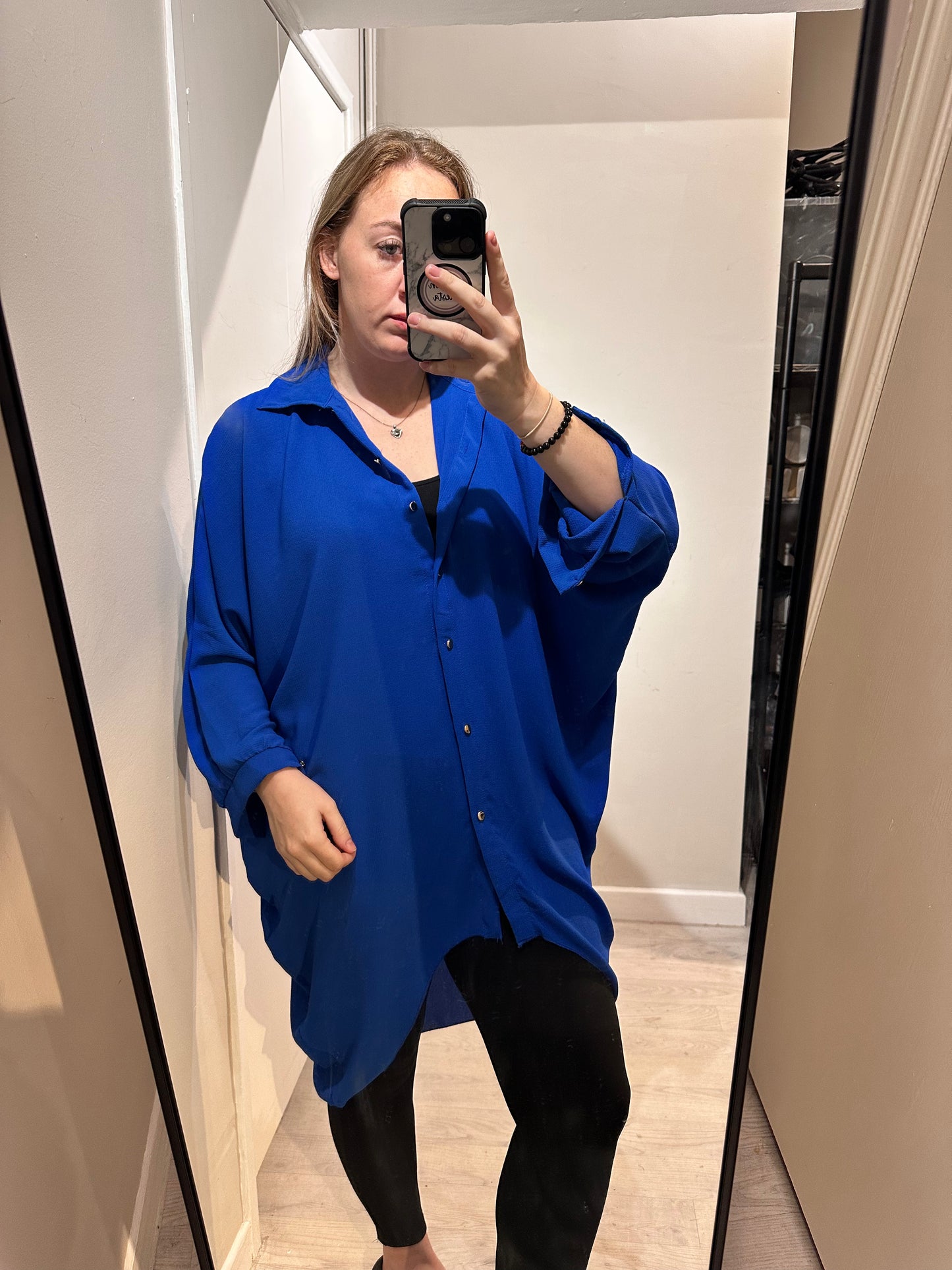 1162 - OVERSIZED SHIRT (11 COLOURS)