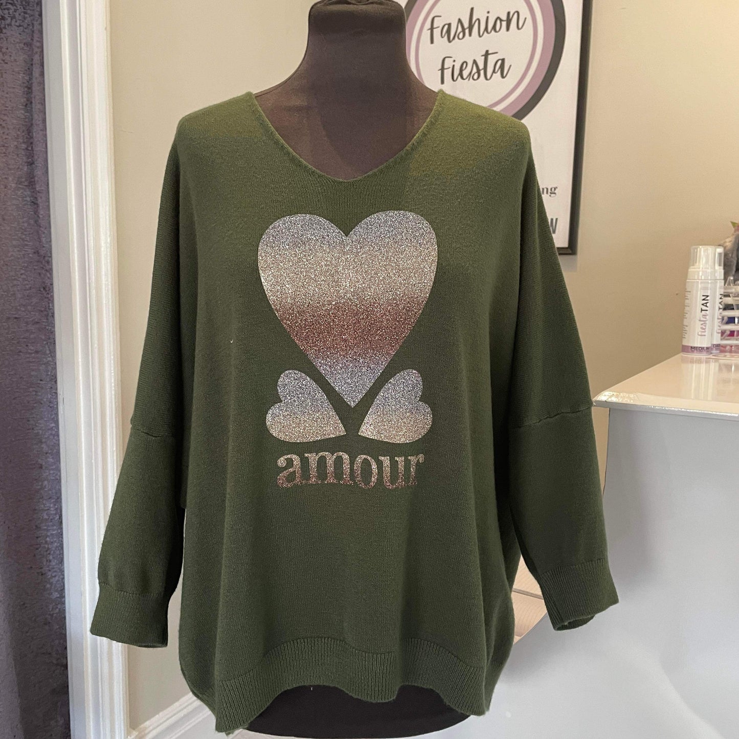 1493 - AMOUR V NECK SOFT TOUCH JUMPER