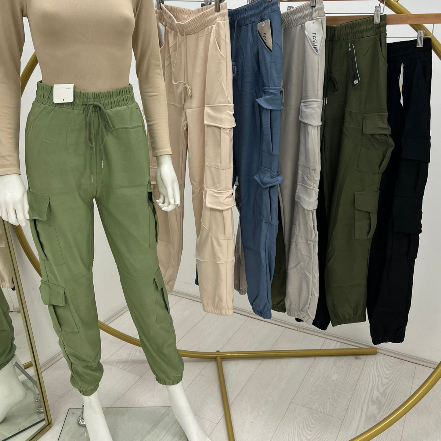 1552 - DOUBLE POCKET STRETCH JOGGERS