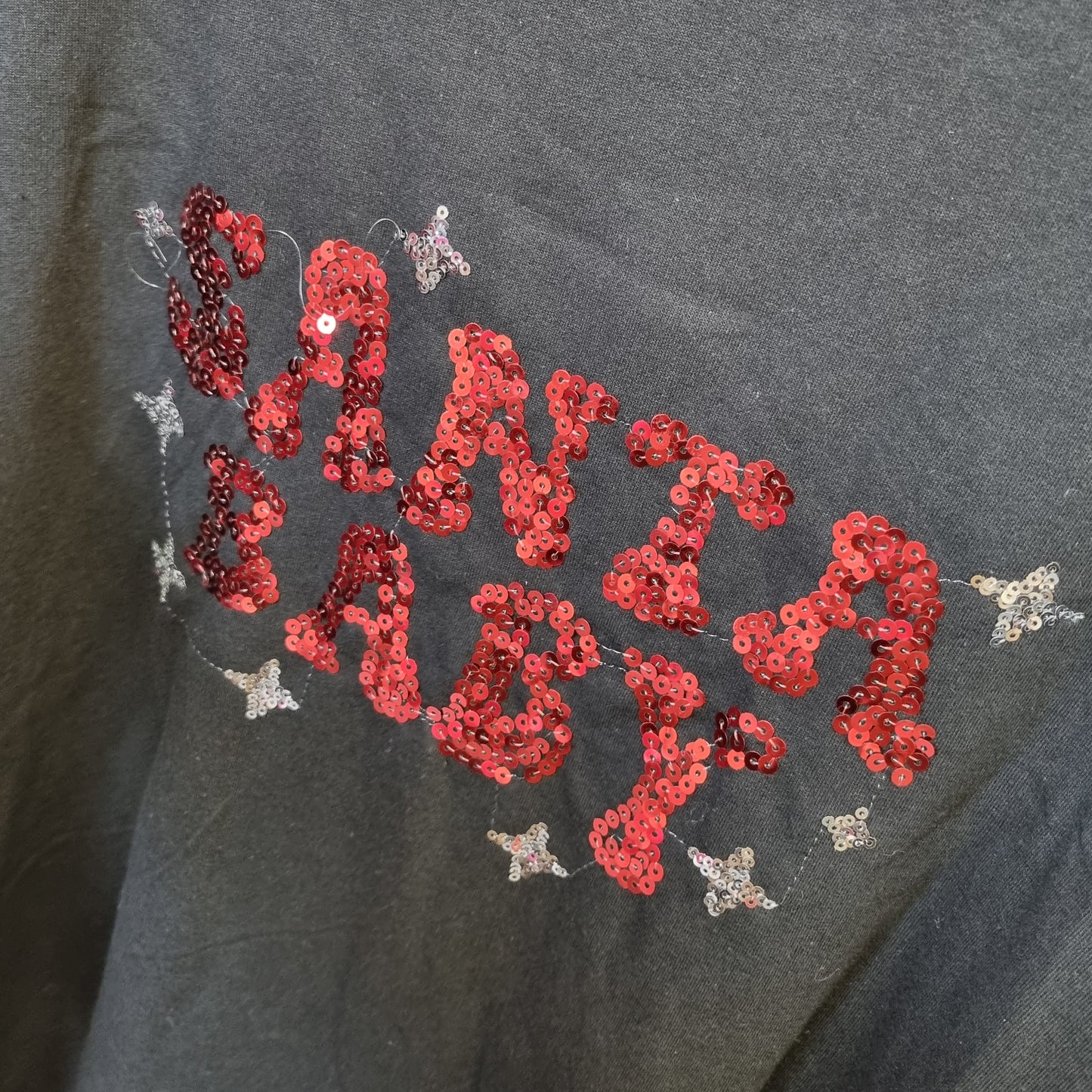1886 - Sequin Santa Baby Top